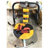 AB Doer Twist fitness equipment, also comes with light duty AMF hand weights, see pictures for details.