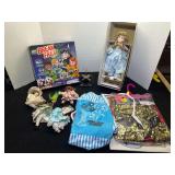 Break Free game, please inspect, no guarantee all parts are there, also includes collectible dolls, and more. See pictures for details.