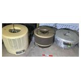 Assorted Household Lot Including Honeywell Air Purifiers and Decorative Flags