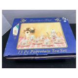 Decorators Touch porcelain tea set, comes in original box, see pictures for details.