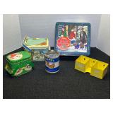Assortment of collectible tins, see pictures for details.