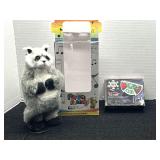 Party Animals, dancing plush toy designed to play music, comes in original box, also includes a Plug & Play 15-in1 casino, come in original box, working condition unknown on these items, see pictures 