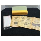 Vintage farmers almanacs, also includes “Harry Potter and the Deathly Hallows” hardbound book, see pictures for details.