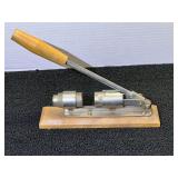 Lever-Action Nutcracker with Wooden Base
