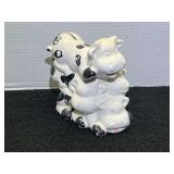 Ceramic Cow Themed Coin Bank