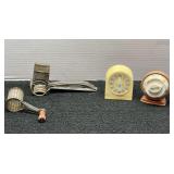 Kitchen Utensil Assortment: Rotary Grater, Sunbeam Timer, and Mirro Timer