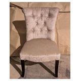 Silver- Gray White Dining Chairs