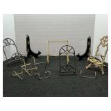 Assorted Decorative Display Stands and Easels