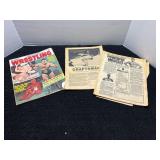 Inside Wrestling Magazine October 1970 and Tensolator Advertisement