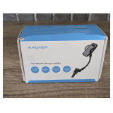 AMONER CAR MOUNT CHARGER HOLDER WITH DUAL USB PORTS