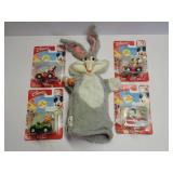 Disney Fisher-Price Die-Cast Vehicles and Bugs Bunny Hand Puppet