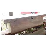 Aluminum Diamond Plate Truck Bed Tool Box  No Keys