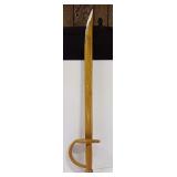Hand-Carved Wooden Sword
