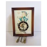 Hummel F 658 Wall Clock with Illustration