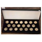 STATE QUARTERS COLLECTION IN DISPLAY BOX