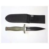 ElitEdge Stainless Steel Fixed Blade Knife with Sheath