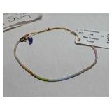 Shashi Sam Harper Multi-Color Beaded Bracelet 14k Gold Plated Sterling Silver
