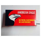 American Eagle 40 S&W 165 Grain FMJ Ball Ammunition, 50 Count
