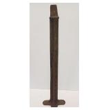 Antique Cast Iron Shoe Last Stand
