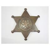 Texas Rangers Six-Pointed Star Badge