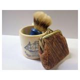 Vintage Shaving Mug and Coin Purse