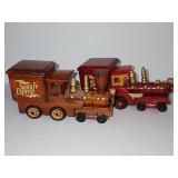 Set of Two Santa Fe Express Wooden Train Decorative Boxes-See all photos.