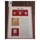 LIBERTY HEAD DIMES & WRIGHT BROS STAMP COLLECTION