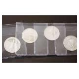 (4) SILVER STATE QUARTERS