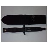 ElitEdge Stainless Steel Fixed Blade Knife with Sheath