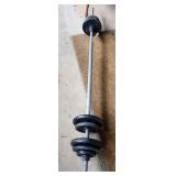 Barbell with Assorted Weight Plates