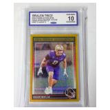 2024 Panini Score Bralen Trice Gold Dots Rookie Card #338 CCG 10