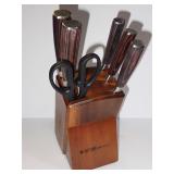 Yatoshi Knives Kitchen Cutlery Set with Wooden Block