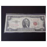 SERIES 1953 RED SEAL $2 BANKNOTE