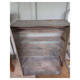 General Electric Electronic Tubes Metal Display Rack