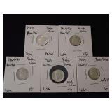 1962 & 1964 ROOSEVELT DIMES