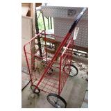 Easy Wheels Red Wire Utility Cart