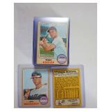 1968 Topps Baseball Cards with Content List
