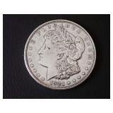 1921-D MORGAN SILVER DOLLAR