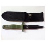 ElitEdge Stainless Steel Fixed Blade Knife with Sheath