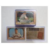 1955 Bowman Baseball Cards with Content List