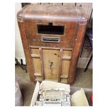 General Electric Floor Model Radio Cabinet - See all photos.  Currently not in working condition.