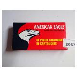 American Eagle 40 S&W 155 Grain Full Metal Jacket Pistol Cartridges