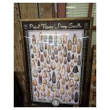 Point Types of the Deep South Framed Poster