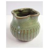 Signed Studio Pottery Flower Frog Vase
