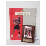 Upper Deck Michael Jordan Basketball Card Kit and Plaque