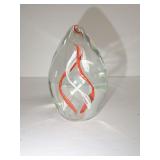 Clear Glass Paperweight