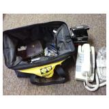 Assorted Household and Tool Lot with Signature Traditional Telephone and Leather Recoloring Balm