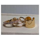 Sterling Silver Set of Three   Ear Cuffs by Sterling Forever
