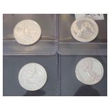 (4) SILVER STATE QUARTERS