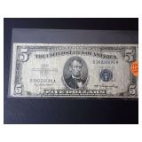 SERIES 1953 $5 SILVER CERTIFICATE
